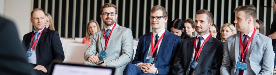 Group of employees at a conference